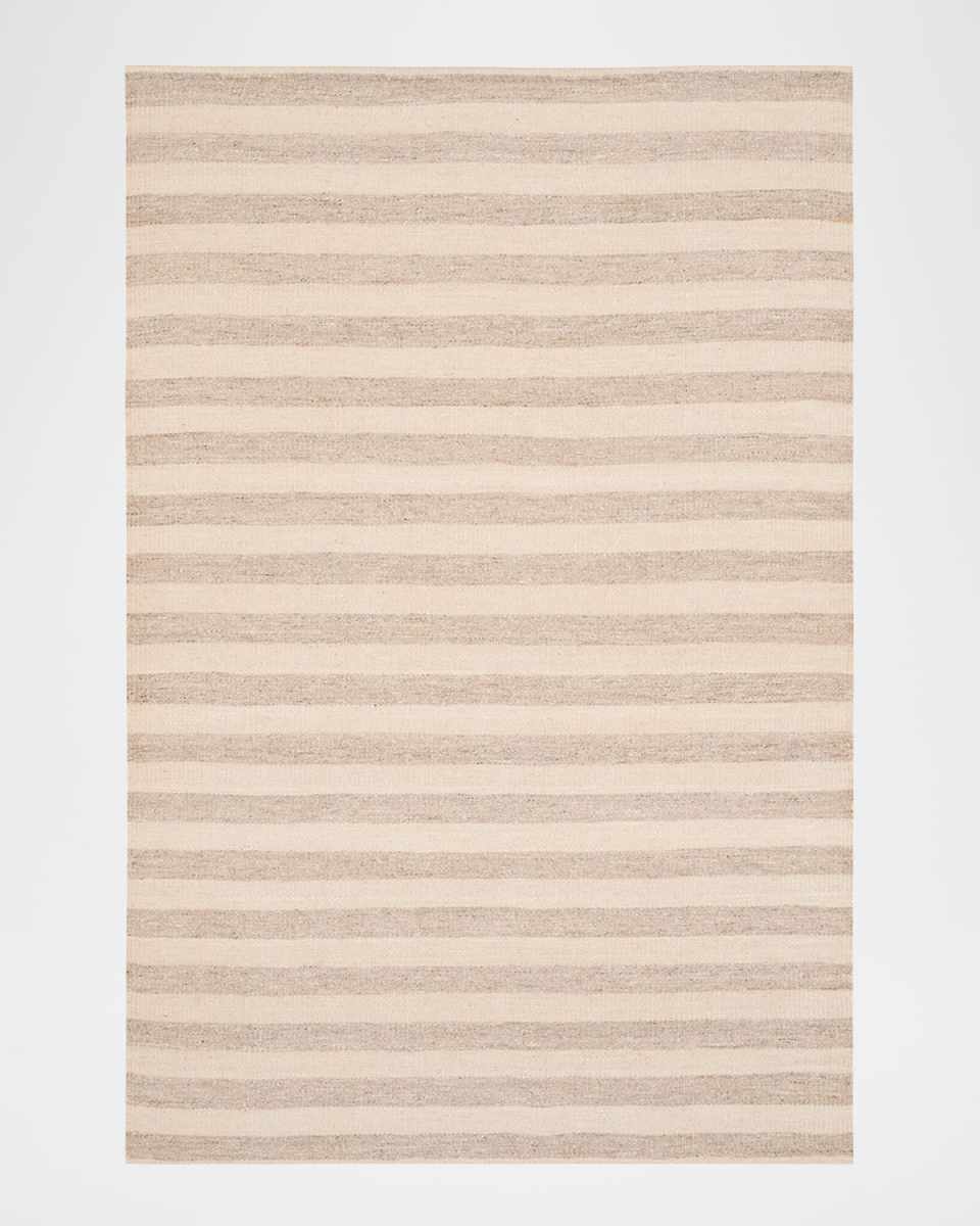 Celeste Stripe Hand-Woven Rug, 4' x 6'